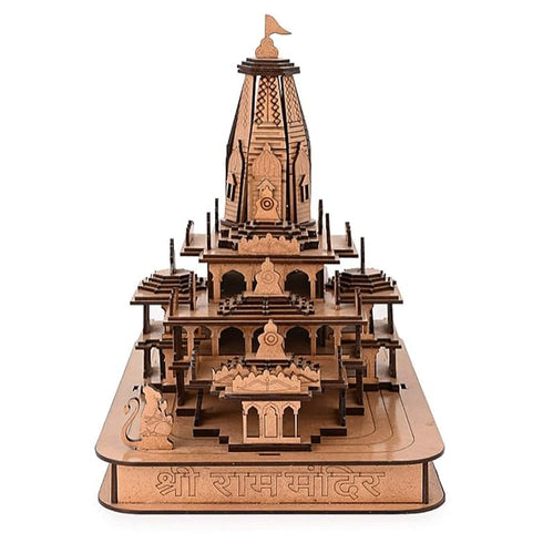 Ram Mandir Ayodhya 3D Model Temple with Light
